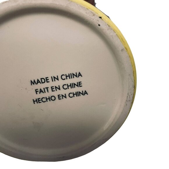 Rustic Wildlife Busy Honey Bumblebee Jar Bee Hive Beehive Ceramic Jar 5.5"x4" - Picture 5 of 9